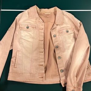 Light pink/ nude jean jacket